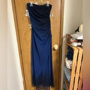 Strapless vintage dress